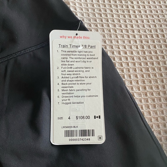 Brand new Lululemon high waisted leggings never worn with tag, - Picture 2 of 4